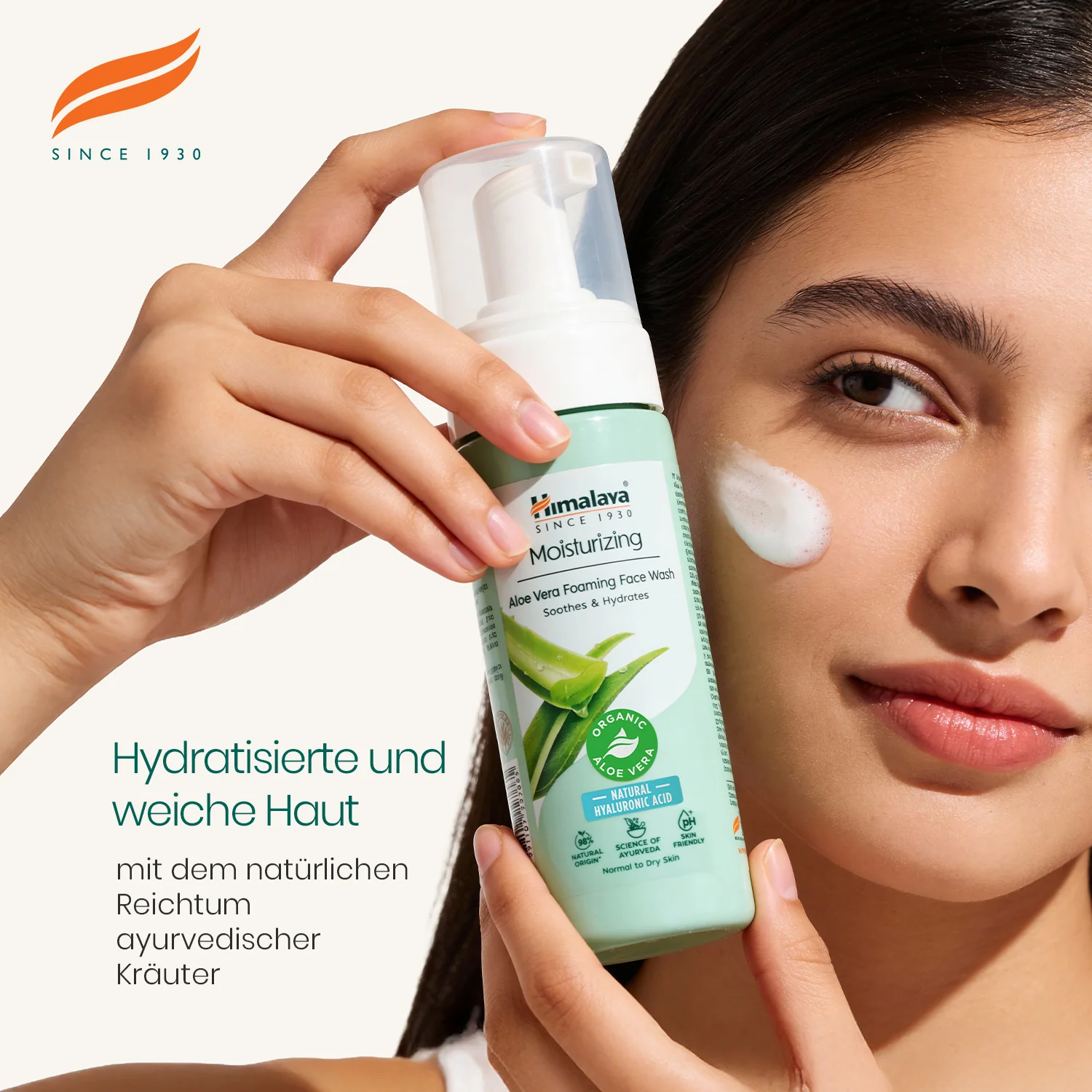 Himalaya Feuchtigkeitsspendendes Aloe Vera Gesichtswaschmittel, 150 ml - Image 5