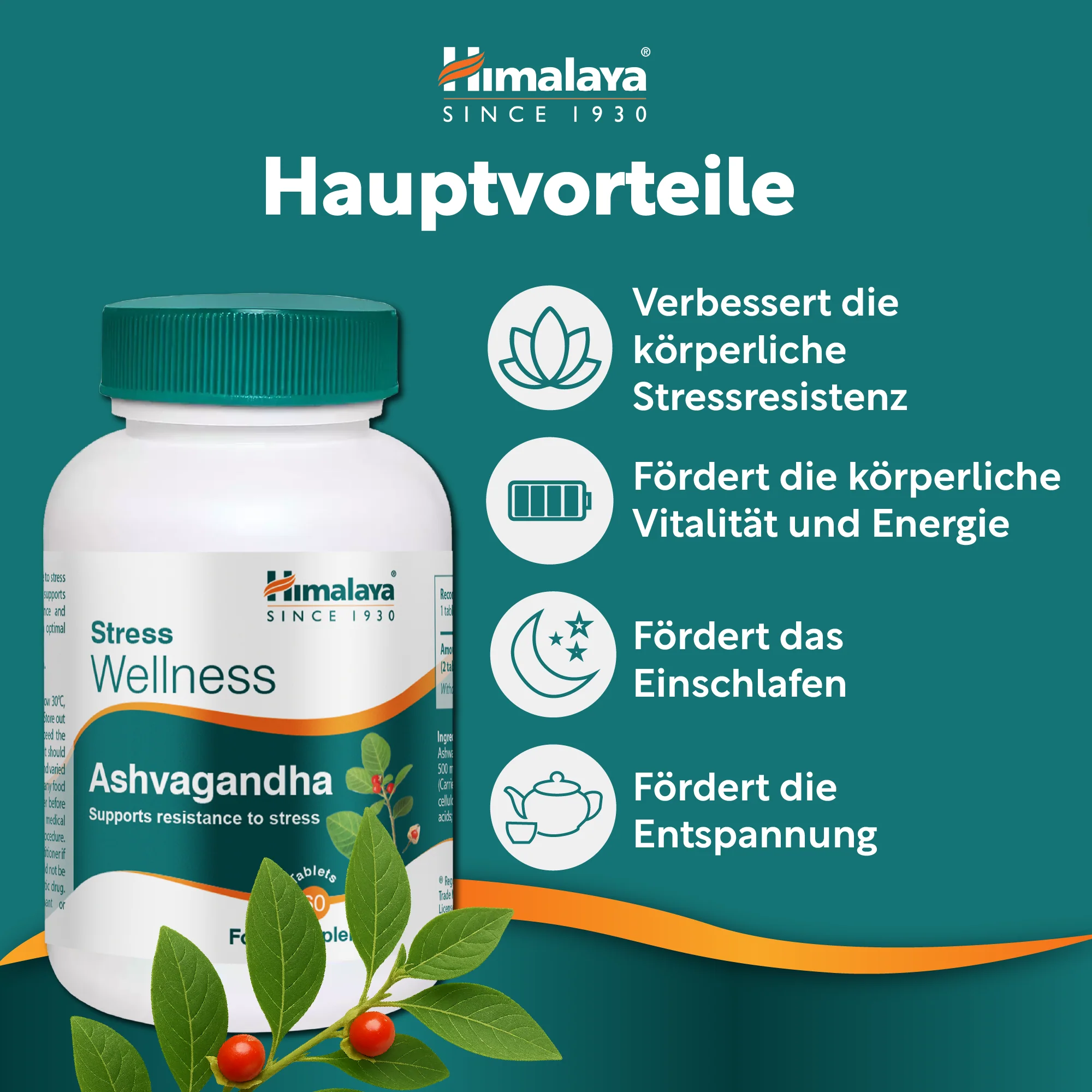 Himalaya Stress Wellness Ashvagandha - 60 Tabletten - Image 4